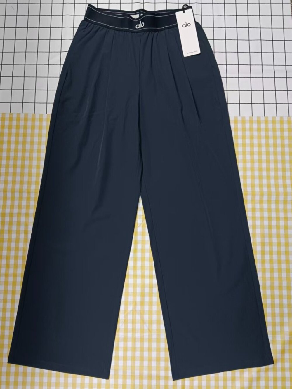 ALO Yoga Suit Up Trouser(Regular)💙🧜♀Straight&Wide Leg Minimalist Versatile - Picture 2 of 8